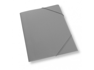 TECZKA A4 Z GUMK PLASTIKOWA SZARA A4-429GY [opakowanie=10szt](SZPSH)