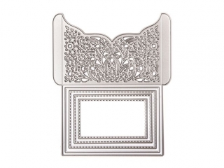 WYKROJNIK - SKŁADANE ZAPROSZENIE 12, 1 CM X 14, 4 CM