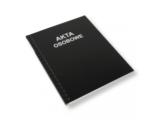 TECZKA T1 AKTA OSOBOWE CZARNA [opakowanie=5szt]