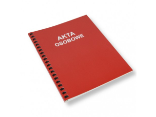 TECZKA T1 AKTA OSOBOWE CZERWONA [opakowanie=5szt]