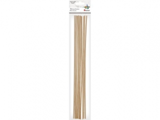 Drewniane patyczki okrągłe O3mm 30cm naturalne 10szt.