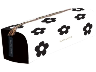 PI�RNIK mini / BLACKxWHITE - KWIATY