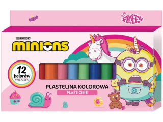PLASTELINA 12kol. / MINIONKI