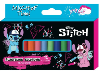 PLASTELINA 12kol. / STITCH - BLACK