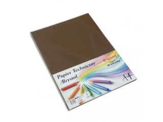 PAPIER TECHNICZNY/BRYSTOL A4 CB-185-UC404 BR�ZOWY 50 ARKUSZY (SZPSH)