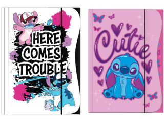 TECZKA Z GUMK� A4 / STITCH [opakowanie=10szt]