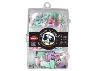 ZESTAW AKCESORI�W BIUROWYCH 140 sztuk / REXUS TEENS