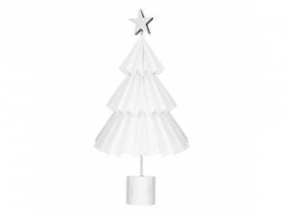 DEKORACJA Z PAPIERU, CHOINKA 24 CM