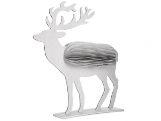 DEKORACJA Z PAPIERU RENIFER 30 CM