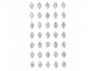 KRYSZTAKI SAMOPRZYLEPNE DIAMENTY, 35 SZT. [opakowanie=5szt]