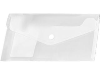 KOPERTA PP NA ZATRZASK DL TRANSPARENTNA [opakowanie=12szt]