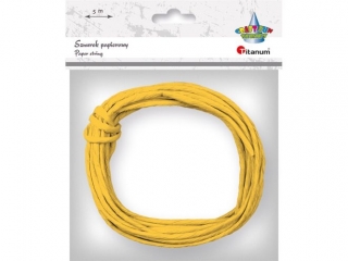 SZNUREK PAP.5M/0, 35MM ŻÓŁTY