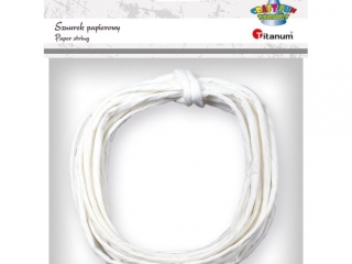 Sznurek papierowy O3, 5mm 5m biały