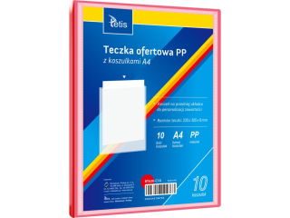 TECZKA OFERT. PP Z 10 KOSZUL. A4. CZERW