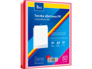 TECZKA OFERT. PP Z 60 KOSZUL. A4. CZERW