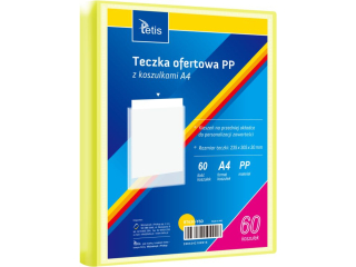 TECZKA OFERT. PP Z 60 KOSZUL. A4. ŻÓŁTA