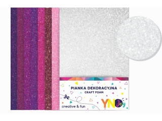 Pianka dekoracyjna 8szt GLITTER SWEET
