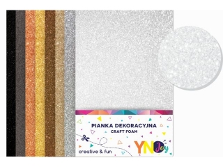 Pianka dekoracyjna 8szt GLITTER GLAM