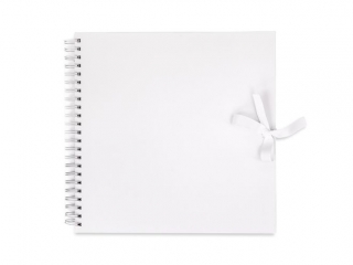 ALBUM DO ZDOBIENIA 30, 5 CM X 30, 5 CM - BIAY (40 KARTEK)