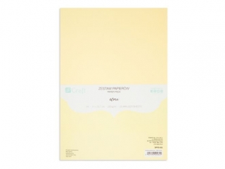 ZESTAW PAPIERW 220G - ECRU, A4, 20 ARK. [opakowanie=3szt]