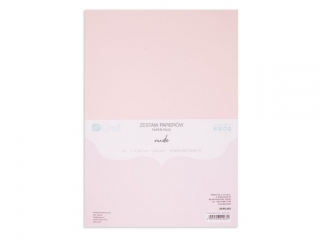ZESTAW PAPIERW 220G - NUDE, A4, 20 ARK. [opakowanie=3szt]