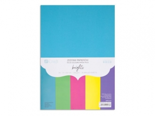 ZESTAW PAPIERW 220G - BRIGHTS, A4, 20 ARK. [opakowanie=3szt]