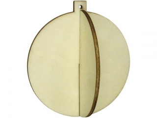 Drewniane zawieszki 3D koa 75x82mm + sznurek jutowy 3 zestawy 2-elementowe do zoenia sklejka 2mm