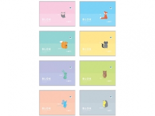 Blok rysunk. A4 20 120g BEBE Kids Pastel [opakowanie=10szt]