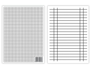 Liniuszek A4 #/= [opakowanie=10szt]