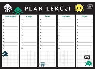 Plan lekcji A4 Boys [opakowanie=10szt]