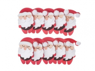 NAKLEJKI 3D Z PIANKI - MIKOAJE, 10 SZT. [opakowanie=6szt]