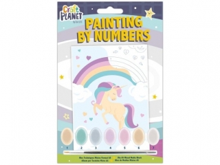 ZESTAW DO MALOWANIA PO NUMERACH - CRAFT PLANET - UNICORN
