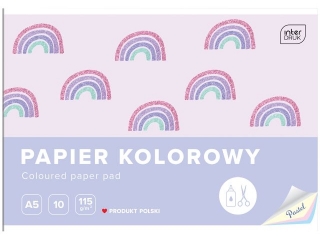Papier kolorowy A5 10 115g Pastel [opakowanie=10szt]