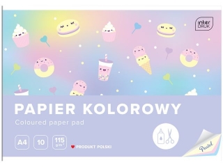 Papier kolorowy A4 10 115g Pastel [opakowanie=10szt]
