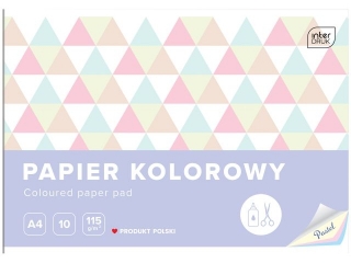 Papier kolorowy A4 10 115g Pastel [opakowanie=10szt]