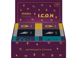 Gumka do cierania ICON 24szt. [opakowanie=24szt]