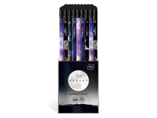 INT Owek z gumk GALAXY 72szt. [opakowanie=72szt]