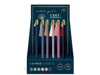 Owek z zaw. DECO SATIN GOLD 36szt. [opakowanie=36szt]