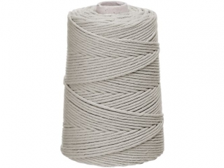 SZNUREK BAWEŁNIANY SKRĘCANY 3MM 100M, NATURALNY