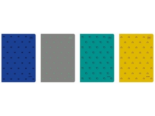 Zeszyt A5 32 kol3= M 70g Soft Touch Icon [opakowanie=10szt]