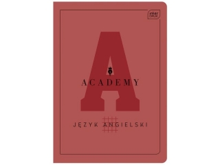 Zeszyt A5 60# M 90g Angielski ACADEMY [opakowanie=10szt]