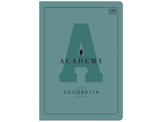 Zeszyt A5 60# M 90g Geografia ACADEMY [opakowanie=10szt]