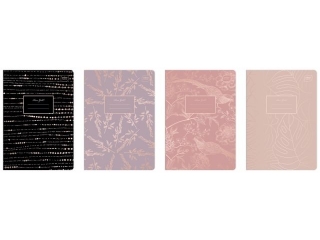 Zeszyt A5 60= M 70g Metallic Rose Gold [opakowanie=10szt]