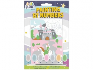 ZESTAW DO MALOWANIA PO NUMERACH - CRAFT PLANET - FAIRYTALE CASTLE