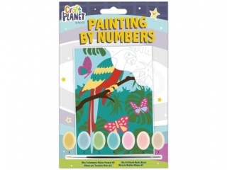 ZESTAW DO MALOWANIA PO NUMERACH - CRAFT PLANET - PARROT
