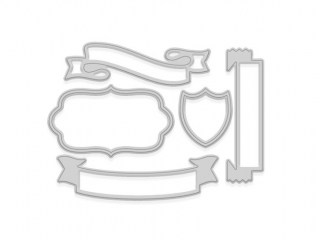 ZESTAW WYKROJNIKW DP CRAFT - SZYLDY, 5 SZT.