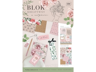 Blok kreat.z nakl.A4 18 80/170g Garden