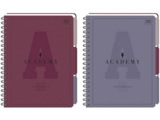 Kołozeszyt A4 100# 90g przekł PP ACADEM