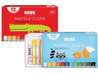 Pastele olejne 12kol. BEBE Kids