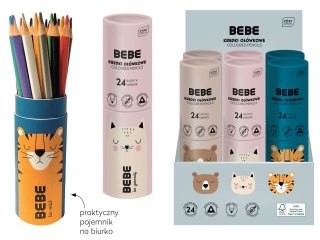 Kredki o.tuba 24kol BB FRI FSC100 [opakowanie=6szt]